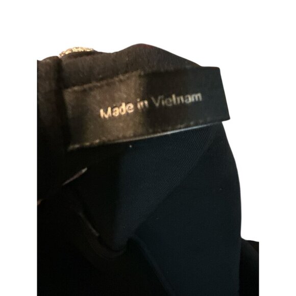 Theory Womens Tweed Cropped Zip Up Jacket Gray/Black Size Small EUC - Picture 7 of 8